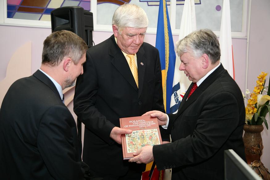 Preşedintele Senatului polonez a ţinut o prelegere la ULIM despre parcursul european al ţării sale