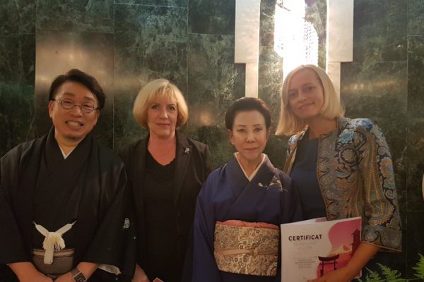Profesorii Catedrei Design la evenimentul  "Zilele Culturii Japoneze la Chișinău".