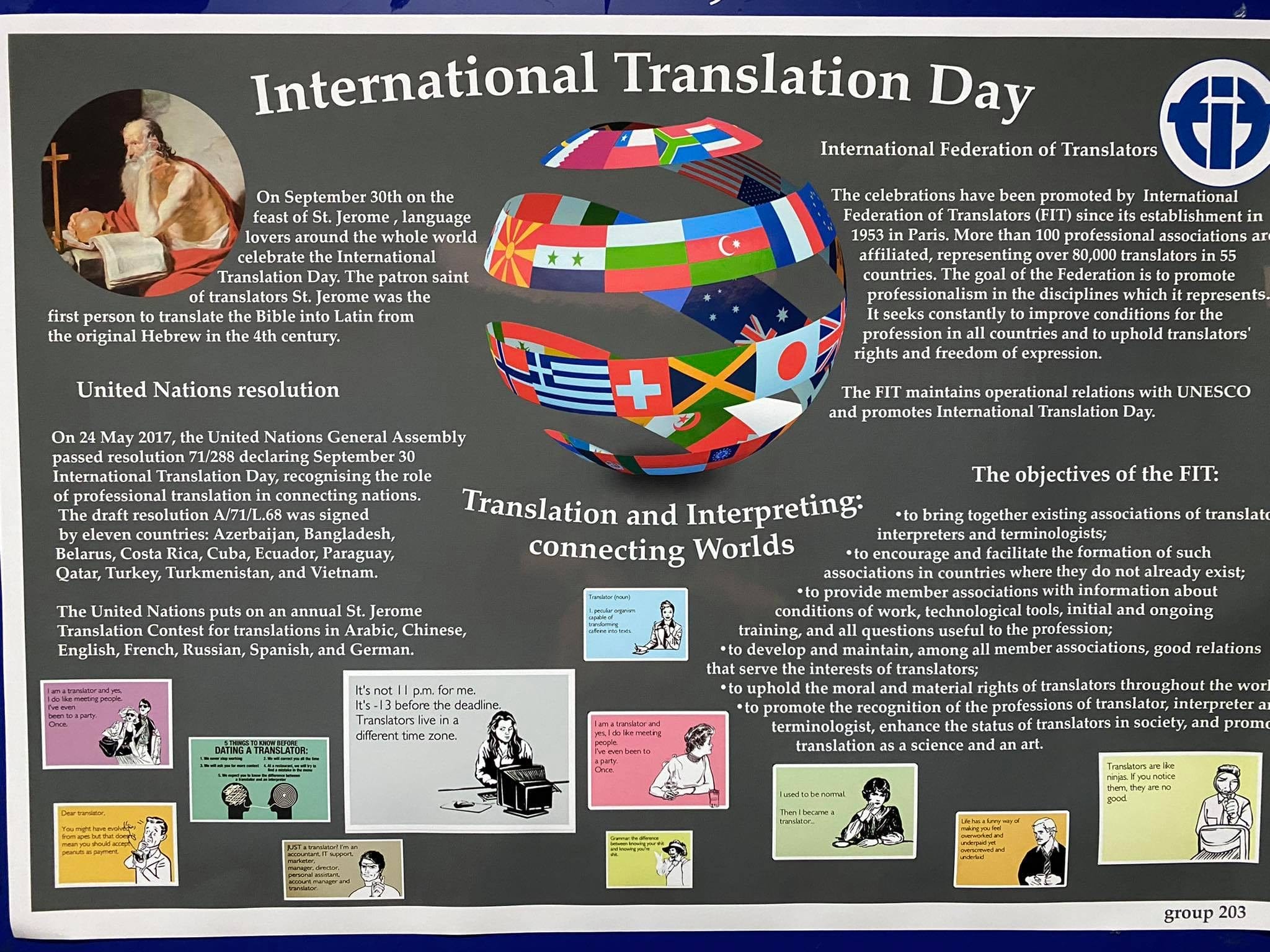 Ziua Internațională a Traducătorului, la Facultatea de Litere ULIM